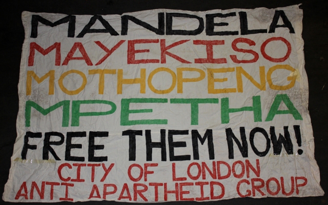 City Group banner for political prisoners (Source: City Group)\